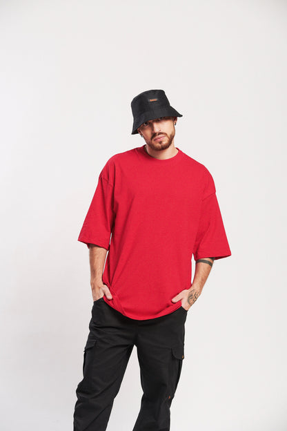 CAMISETA HK OVERSIZE ROJA