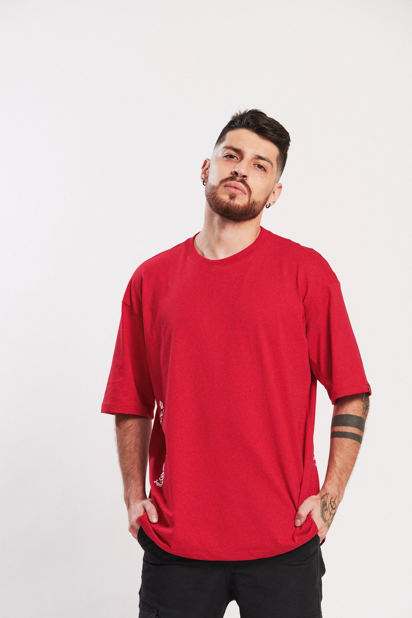 CAMISETA OVERSIZED ROJA