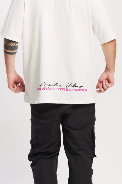 CAMISETA OVERSIZED MARFIL