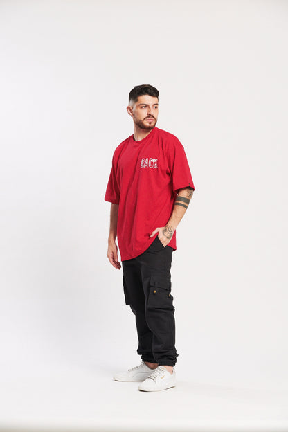 CAMISETA OVERSIZED ROJA