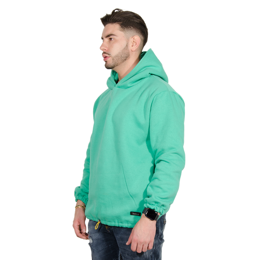 BUZO HK TR CAPOTA VERDE ESTAMPADO